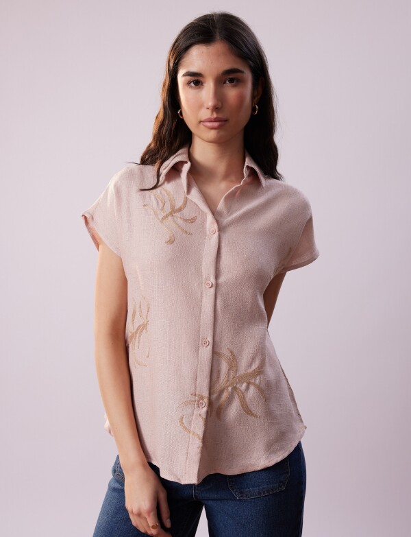 Camisa M/c Printed ROSA