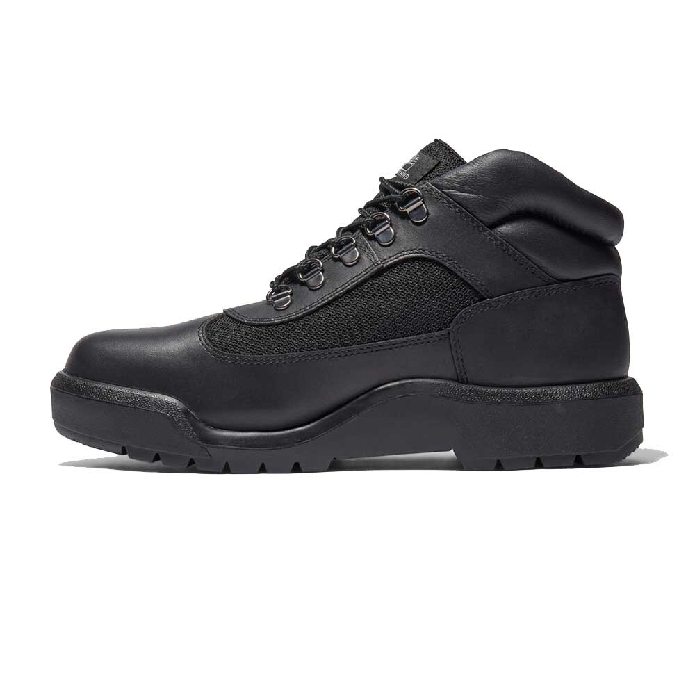 Botas Field Mid Lace Up Waterproof Hombre Black