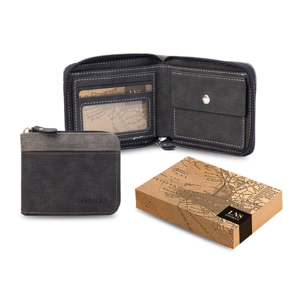 Billetera Upsilon - Negro 