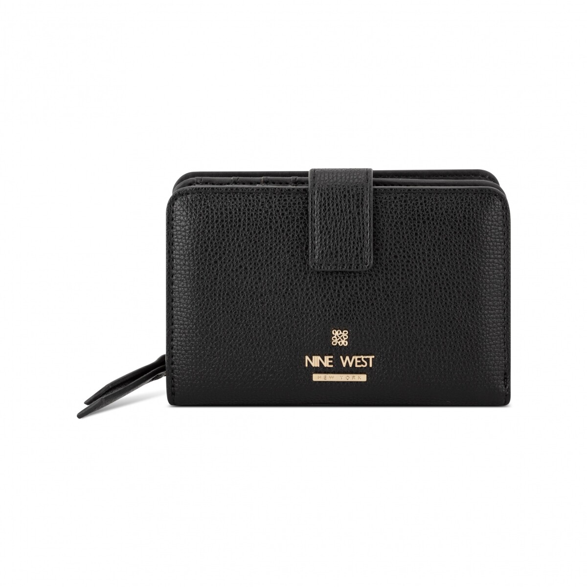 Small Leather Goods Luela French Wallet - Black 