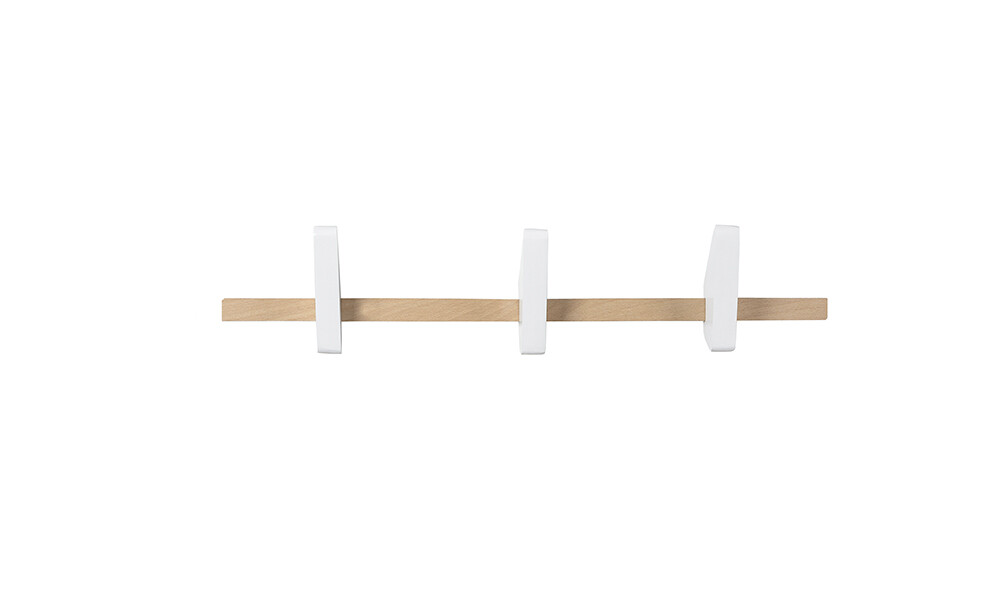 Perchero triple de madera deslizable 8703 Perchero Triple De Madera Deslizable 8703