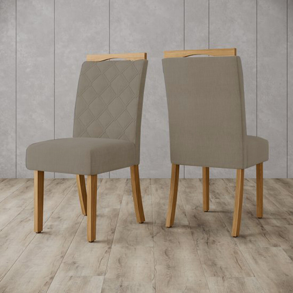 Juego de comedor mesa en madera maciza - 4 sillas tapizadas Juego de comedor mesa en madera maciza - 4 sillas tapizadas
