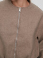 Campera Terry Taupe Claro