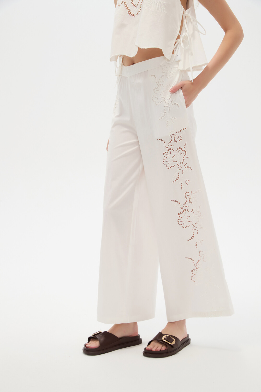 Pantalon Gumae Marfil / Off White