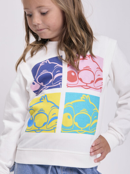 Buzo deportivo estampa Stich Crudo