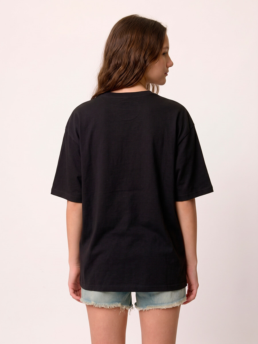 T-SHIRT M/C BALNEARIO TEEN DIXIE Negro