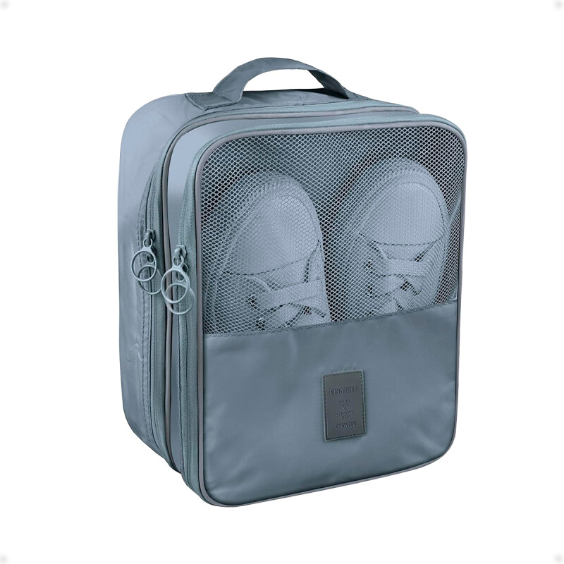 Neceser de Viaje para Zapatos Gris