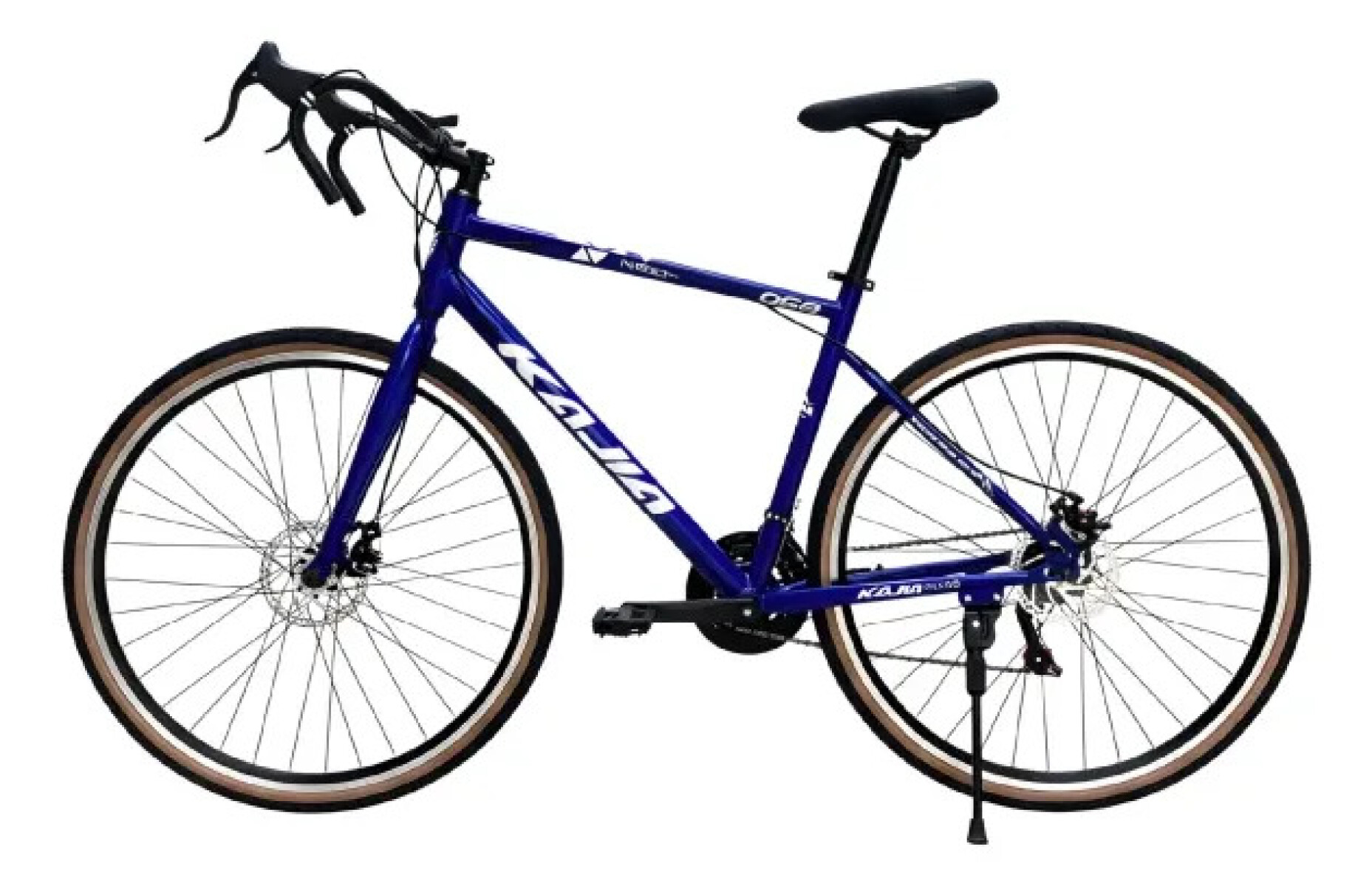 Bicicleta de carrera / ruta rodado 26 con 21 velocidades y freno de disco - Azul 