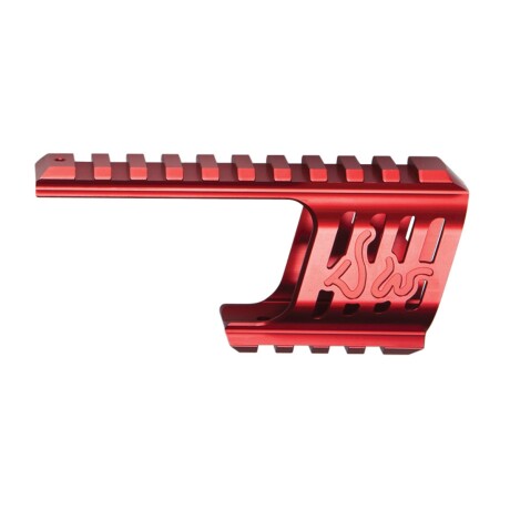 Montaje de riel CNC para revolver Dan Wesson serie 715 - Rojo Montaje de riel CNC para revolver Dan Wesson serie 715 - Rojo