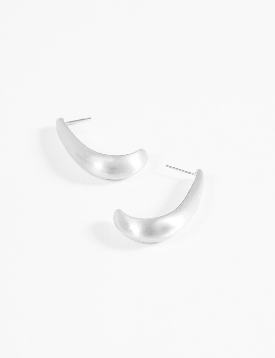 Aros vintage - plateado 
