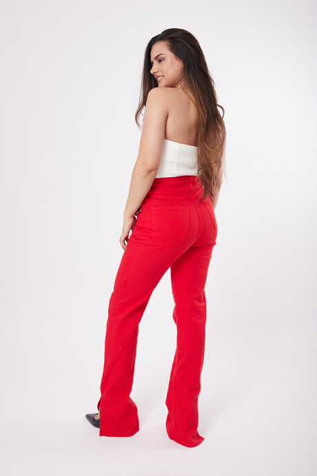 Pantalón Naomi Cristales Rojo