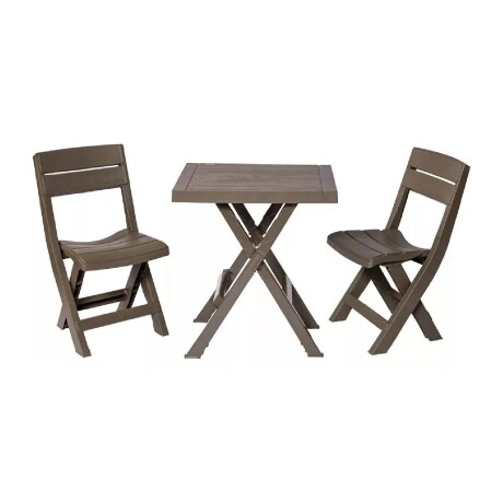 Set de mesa y 2 sillas plegables Rimax en plástico Set de mesa y 2 sillas plegables Rimax en plástico