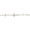 Pulsera Cruces-Plata 925-Sin Piedra-PU3512 sinpiedra