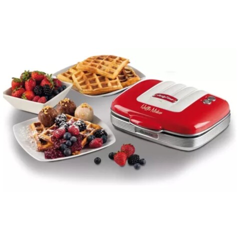 Waflera Ariete Blanco y Rojo 700w Waflera Ariete Blanco y Rojo 700w