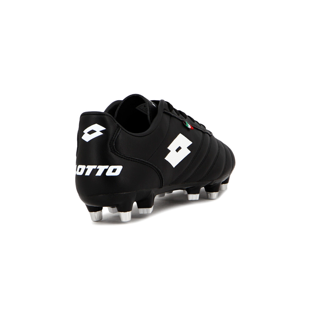 Lotto Futbol Cancha Cuero pro intercambiable Hombre con repuestos y llave black/white Negro-Blanco