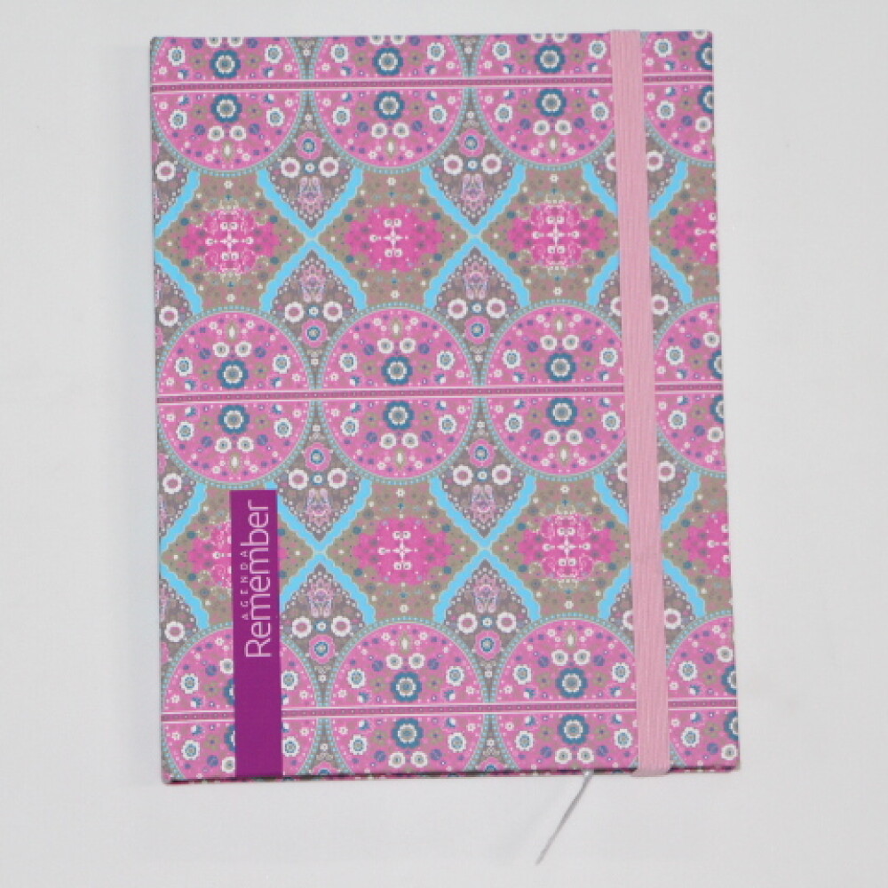 AGENDA REMEMBER SENIOR 1470 TAPA CELESTE ROSADO