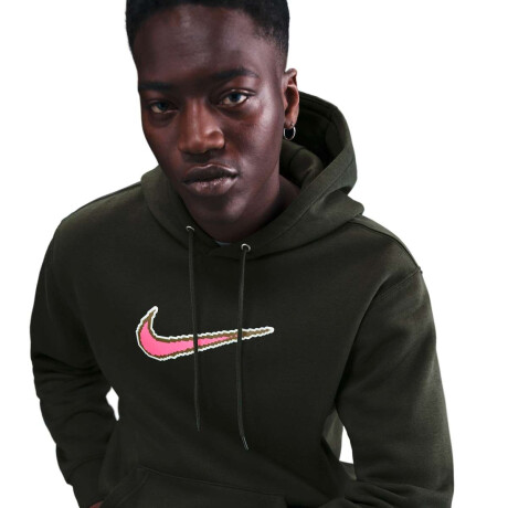 Abrigo Nike Sportswear Club Fleece Hoodie de Hombre Verde