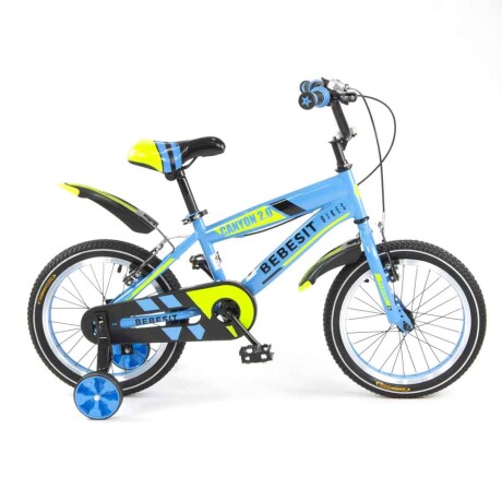Bicicleta para Niños Bebesit Canyon Rodado 16 Azul CELESTE