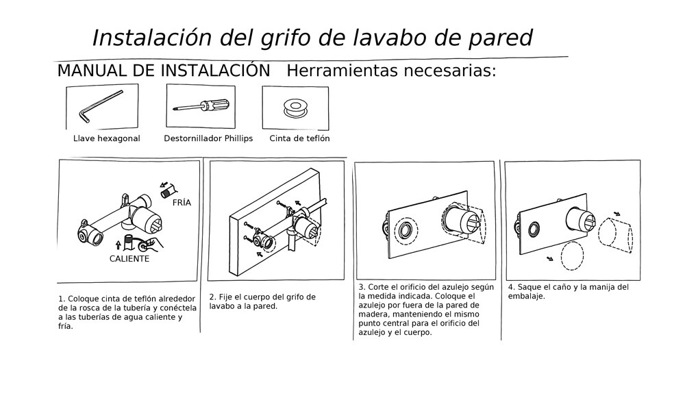 Griferia embutida de pared B015 27 43 1 Griferia Embutida De Pared B015 27 43 1