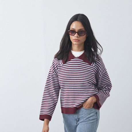 SWEATER <br /> TUMBES Bordó