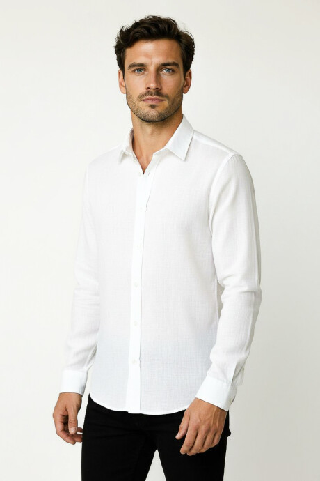 Camisa Mustafa Crudo / Natural