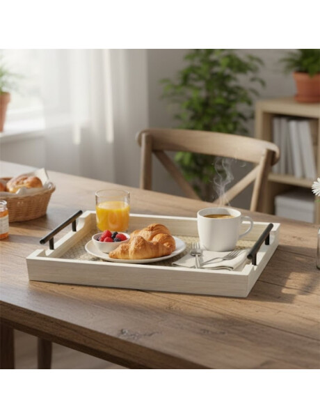 BANDEJA MDF CON ASA NEGRA 35x25x5CM BANDEJA MDF CON ASA NEGRA 35x25x5CM