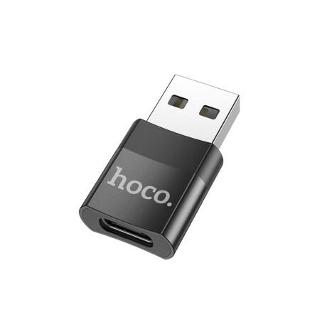 HOCO ADAPTADOR USB-A A USB-C 2.0 UA17 Negro