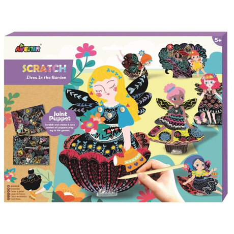 AVENIR - MARIONETAS DE SCRATCH ART - ¡HADAS EN EL JARDÍN! AVENIR - MARIONETAS DE SCRATCH ART - ¡HADAS EN EL JARDÍN!