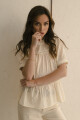 BLUSA PLUMETTIE BEIGE