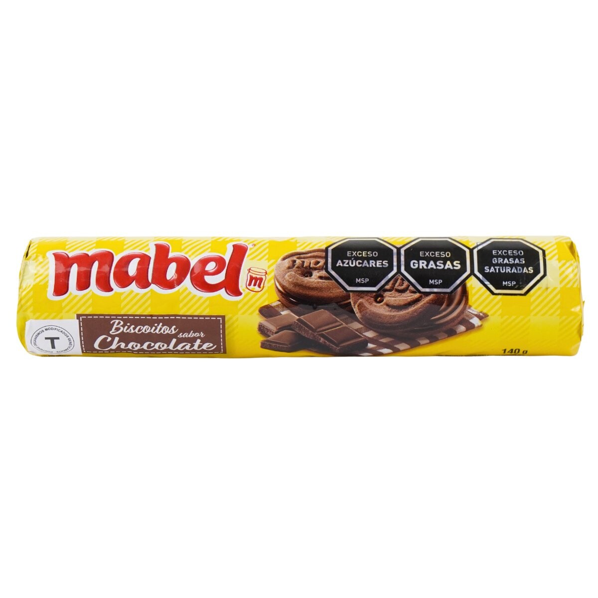 Galleta rellena Mabel 140g chocolate 