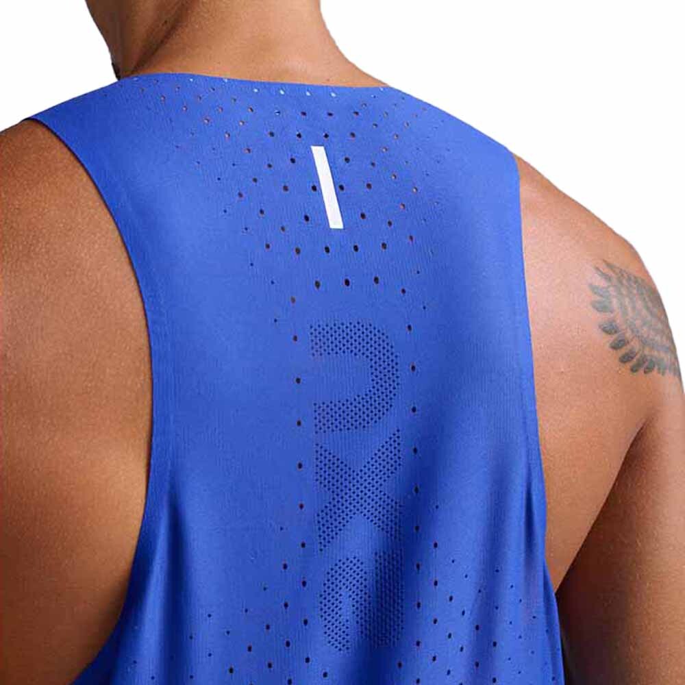 Bividi Running Light Speed React Singlet Hombre Glass Gradient Surf/white Reflective