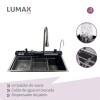 Pileta Acero Inox Multifuncion con lava vaso Pileta Acero Inox Multifuncion con lava vaso