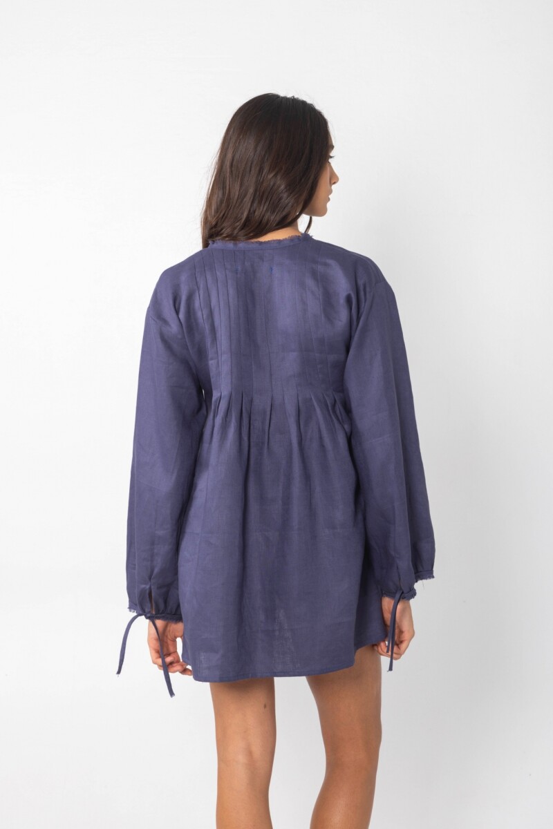VESTIDO CORAL Azul