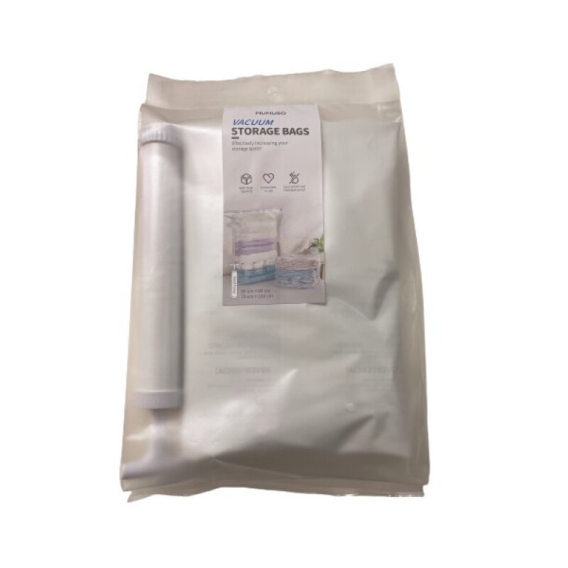 BOLSAS DE ALMACENAMIENTO AL VACÍO (BOMBA DE MANO INCLUIDA) BOLSAS DE ALMACENAMIENTO AL VACÍO (BOMBA DE MANO INCLUIDA)