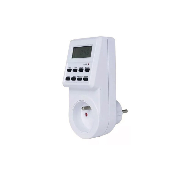 Int. horario enchufable digital schuko - Carfil ELE02242