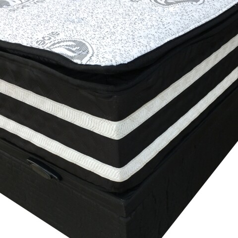 Sommier ZZZEN BOX BAÚL - 1 Plaza y Media - Espuma EPS Y Pillow Top - EXTRA FIRME - 110x188x72 - 180 Kg Sommier ZZZEN BOX BAÚL - 1 Plaza y Media - Espuma EPS Y Pillow Top - EXTRA FIRME - 110x188x72 - 180 Kg