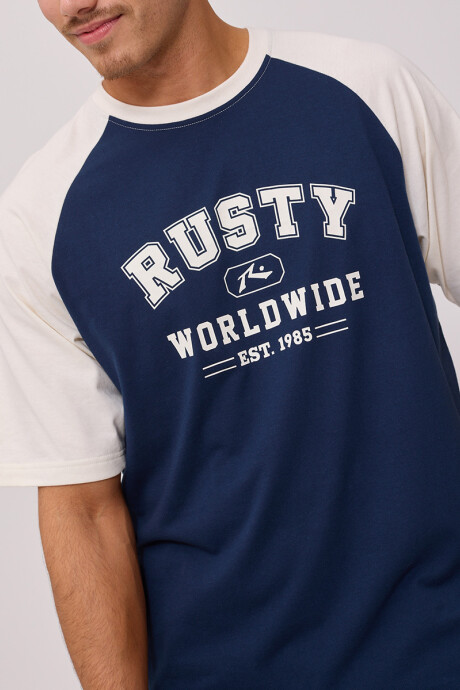 T-SHIRT ERNEUS RUSTY Navy