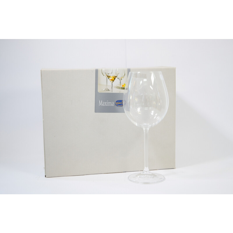 Copa de Vino Cristal Set 6 Unidades Máxima Copa de Vino Cristal Set 6 Unidades Máxima