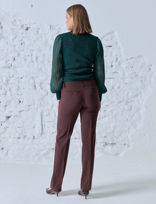 Pantalon De Vestir MARRON