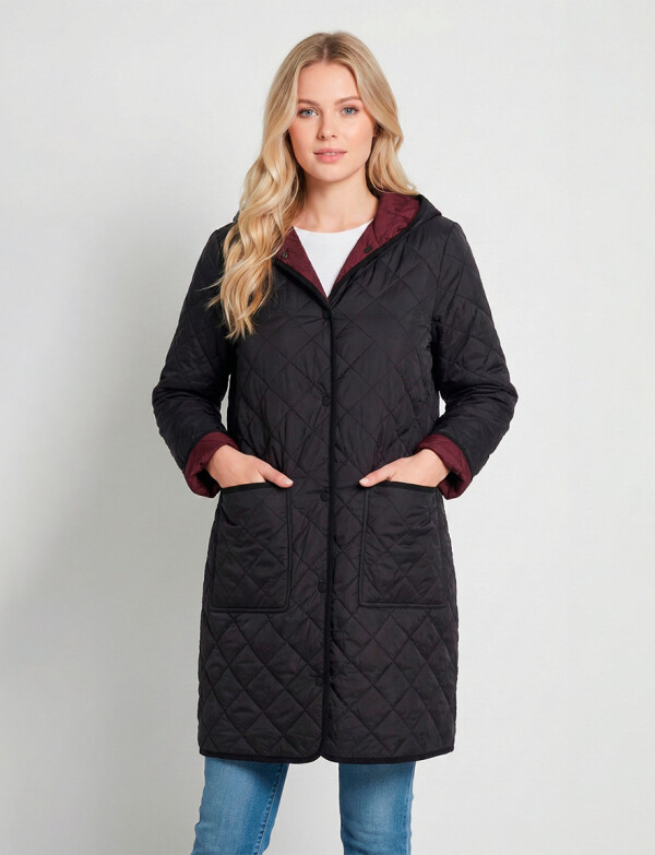 Campera Abrigo Reversible BORDEAUX
