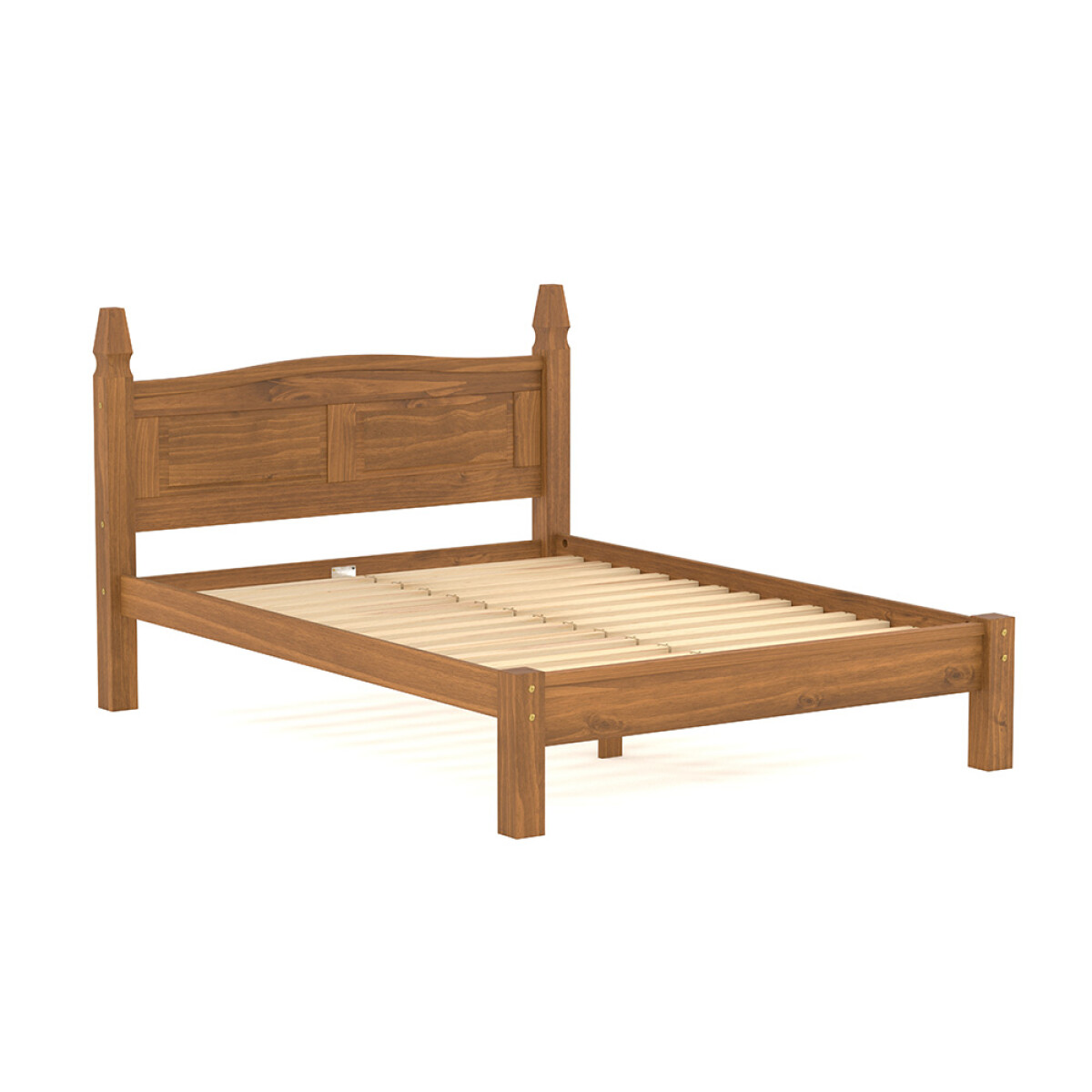 Cama 2 plazas línea Naturale - Roble 