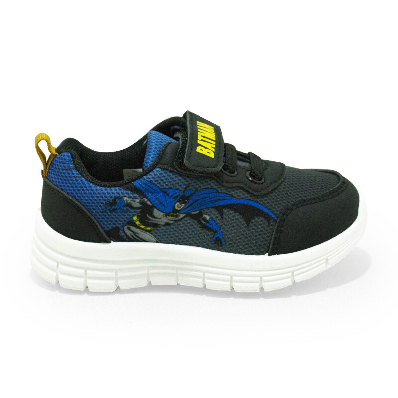 Championes Disney DC Batman c/Velcro de Niños - BATCFW25014 Negro-azul