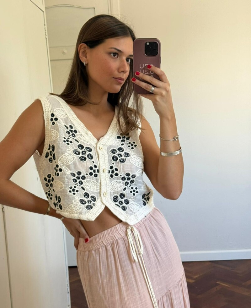 Chaleco Amelia negro