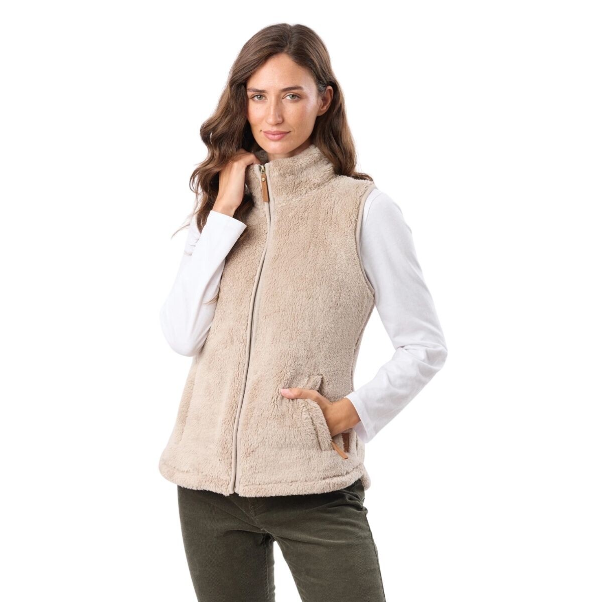 CHALECO XS-XXL - BEIGE OSCU 