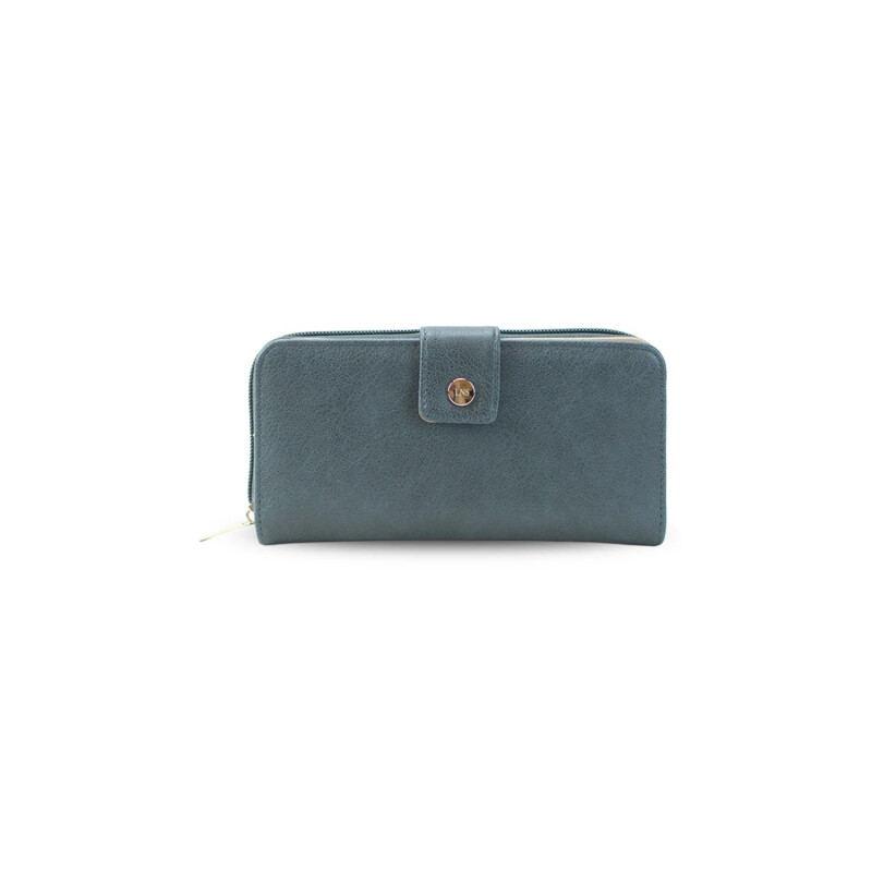 Billetera de Dama con Presilla Azul Piedra
