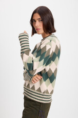 Sweater Escocesa Verde