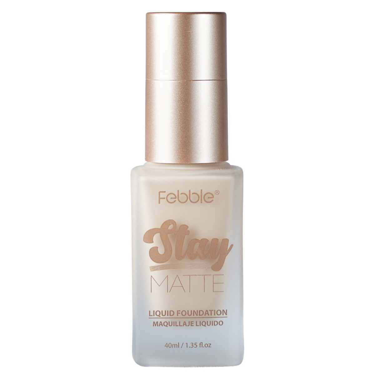 FEBBLE Base Rostro Liquida Mate Colores Oscuros - Febble Base Rostro Liquida Mate Colores Oscuros 