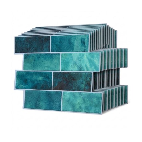 REVESTIMIENTO ADHESIVO 29 X 21 - LADRILLO VERDE PACK X 10 REVESTIMIENTO ADHESIVO 29 X 21 - LADRILLO VERDE PACK X 10