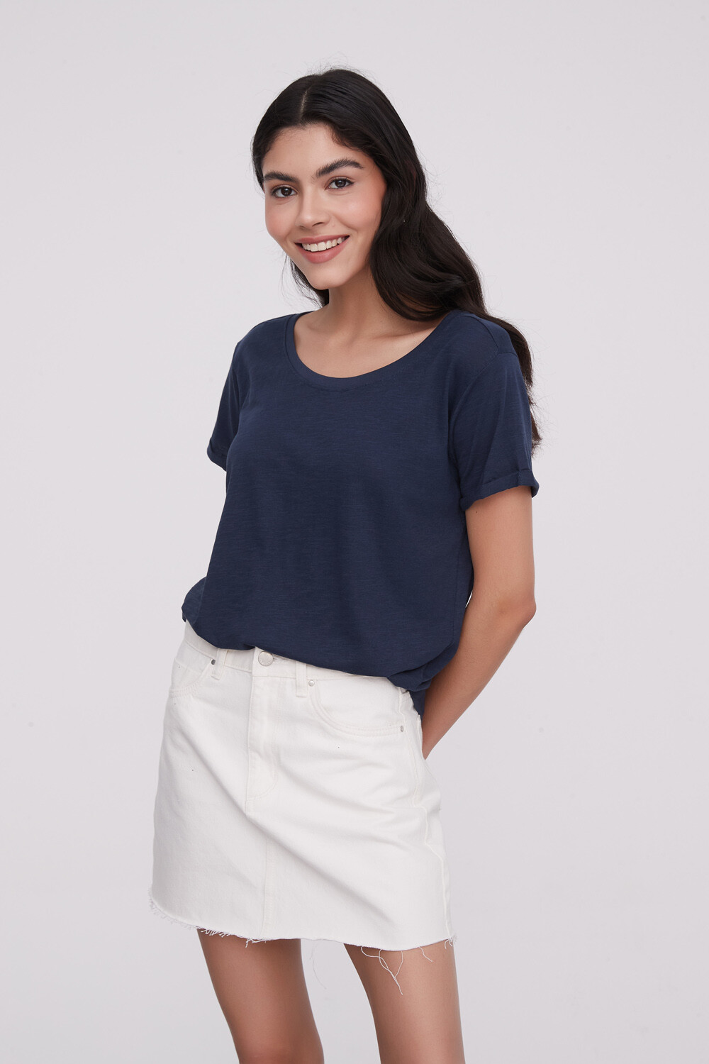 Remera Cordata Azul Marino