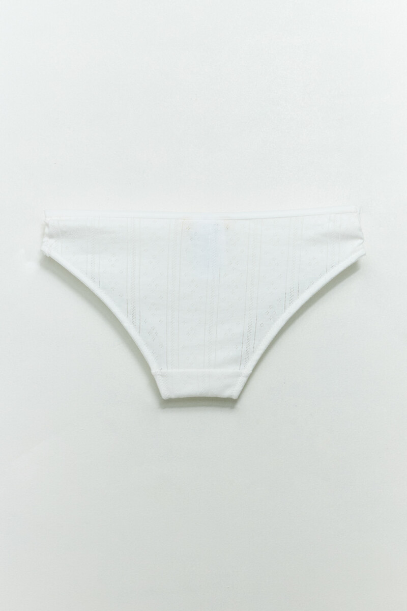 Bombacha pointelle Blanco